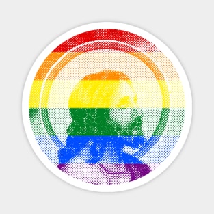 Rainbow Jesus Magnet